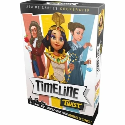 Image of Asmodee Timeline Twist Board Games Cooperative Card Game Ages 8+ 2 to 6 Players 20 Minutes