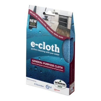 Image of E Cloth Bathroom Microfibre Cleaning Pack, Absorbent and Polishing Cleaner for a Spotless Shine Counters Bath Tubs, Washable Reusable, 100 Wash Promise, 2 Set