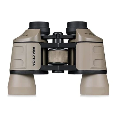 Image of Praktica Falcon 8x40mm Porro Prism Field Sand Binoculars Fully Coated Lenses, Sturdy Construction, Aluminium Chassis, Sharp Clear Image, Bird Watching, Sailing, Hiking, Sightseeing, Astronomy