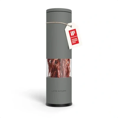 Image of LARS NYSØM Chili Mill with Stainless Steel Cutting Blade I Premium Cutter Design Spice (Ash Gray)