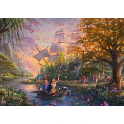 Image of Schmidt Thomas Kinkade: Disney Pocahontas Puzzle 1000pc Ages 12+ 1 Players
