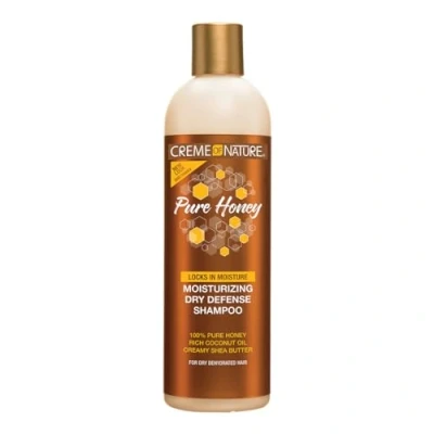 Image of Creme of Nature Honey Moisture Dry Defense Shampoo, 354.9 ml, Gold