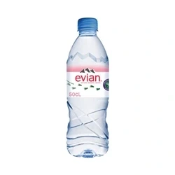 Image of Evian Natural Spring Water 500ml (24 Pack) A0103912