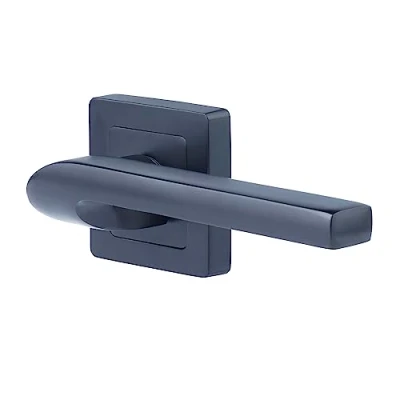 Image of Yale YPP7 S PC Door Handle Square 7 Pieces Black Sienna Model Keyed