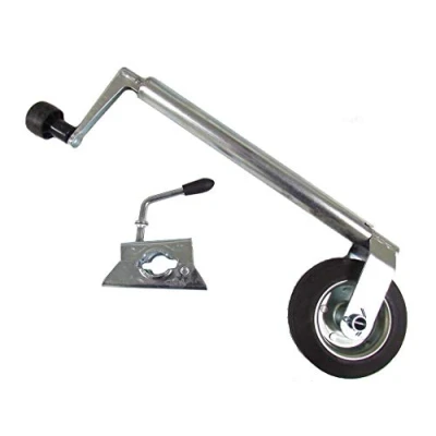 Image of Metal Rim Jockey Wheel with Clamp 35MM