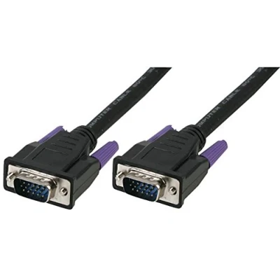 Image of Pro Signal PSG03731 Fully Wired 15 Pin SVGA Male to Monitor Lead, 2m, Black