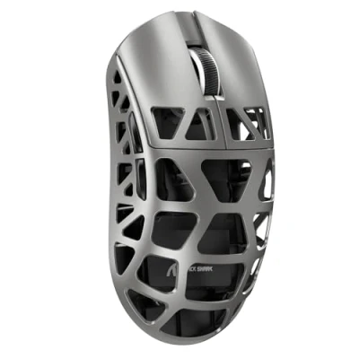 Image of ATTACK SHARK R3 Magnesium Alloy Mouse, Wireless 8K 46g SUPERLIGHT PixArt PAW3395 Gaming Sensor, BT/2.4G/Wired Adjustable DPI 26000, Office Mice for Win11/Xbox/PS/Mac Black