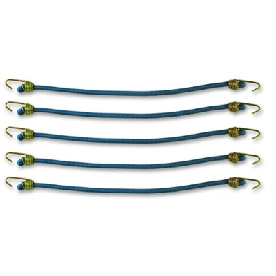 Image of Chapuis gab20 Sandow with Hook Zinc Plated Steel Break Resistant Guidance, Blue, Ø 4 mm, 25 cm, Set of 5 Pcs
