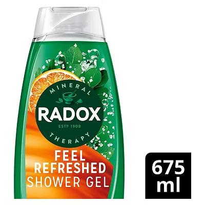 Image of Radox Mineral Therapy Feel Refreshed Shower Gel 675ml