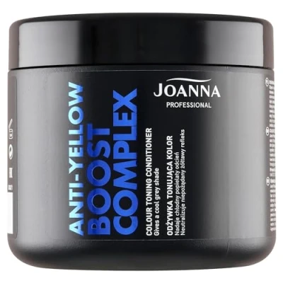 Image of Joanna Professional Anti Yellow Boost Complex Toning Conditioner Gray Color 500g