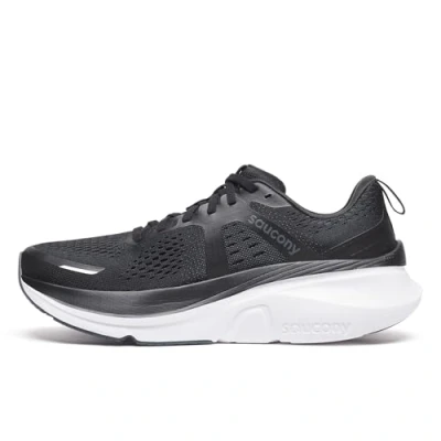 Image of Saucony Guide Trainers, Men&#039;s, Size: 9.5, Cloud/black Textile