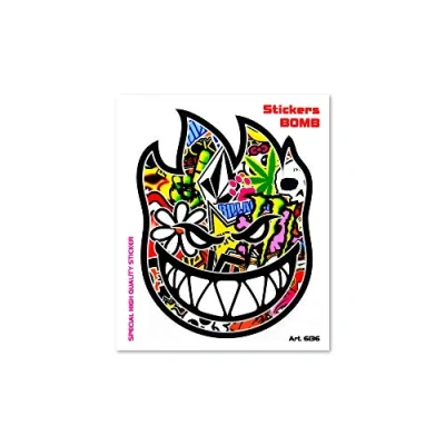 Image of Sticker Fire Bomb Face, 10 x 12 cm