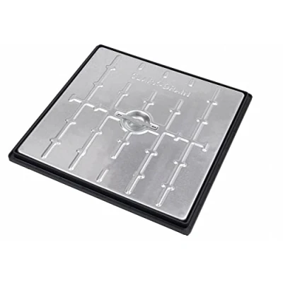 Image of Clark Drain Manhole Cover PC5BG 450mm x 5 Tonne Weight Loading (Overall Size Including Frame is 470mm 30mm)