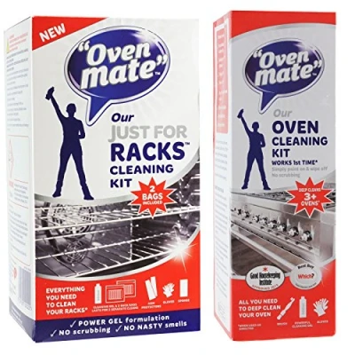 Image of Oven Mate Cleaner Just For Racks Shelf Cleaning Gel &amp; Deep Clean Kit