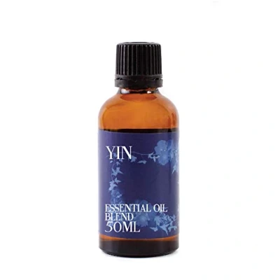 Image of Mystix London Yin Pure &amp; Natural Essential Oil Blend 50ml for Diffusers, Aromatherapy Massage Blends Perfect as a Gift Vegan, GMO Free