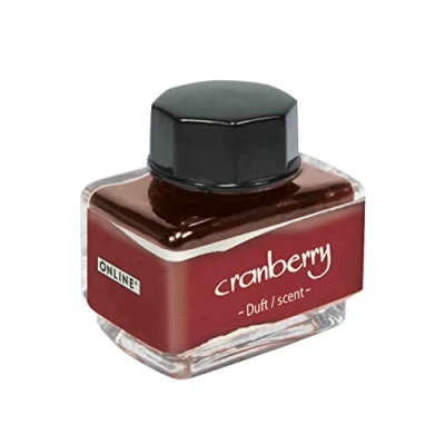 Image of ONLINE Ink of The Senses Red, bottle 15 ml, Colourful Fountain for Calligraphy, Handlettering, Writing Ink, Converter, Waterbased
