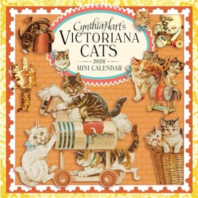 Image of Cynthia Harts Victoriana Cats Mini Calendar 2026