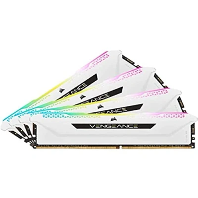 Image of Corsair VENGEANCE RGB PRO SL 64GB (4x16GB) DDR4 3200 (PC4 25600) C16 1.35V White