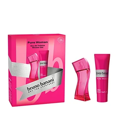 Image of Bruno Banani Pure Woman 2 Piece Gift Set: Eau De Toilette 30ml &amp; Shower Gel 50ml