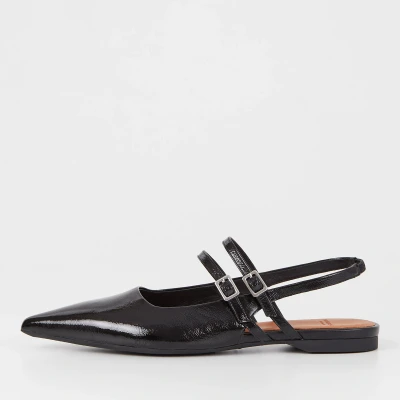 Image of Vagabond Hermine Slingback ballet pumps, Women&#039;s, Size: 6, Black Leather