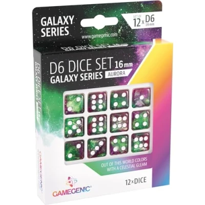 Image of Gamegenic, Galaxy Series Neptune D6 Dice Set 12 mm