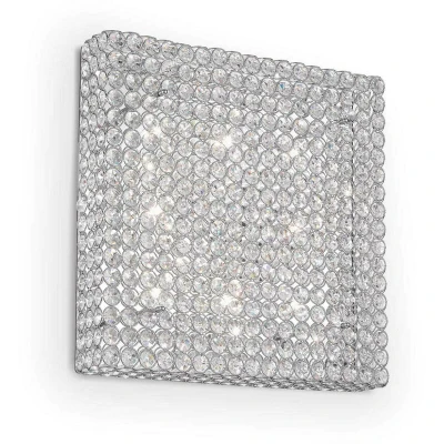 Image of Admiral 8 Light Indoor Square Large Flush Chrome, G9