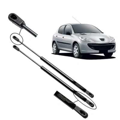 Image of Ramor Strutz 2x Boot Gas Struts Compatible with a Peugeot 207 WA WC 2006 2015. Tailgate Springs Replacement for 8731L7 and others.