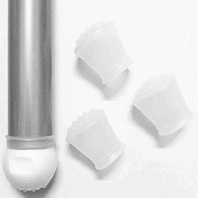 Image of ZARPMA Highchair Feet Silicone Cover for IKEA Antilop Anti Slip chairs 4 Psc（No include Chair Feet） (White)
