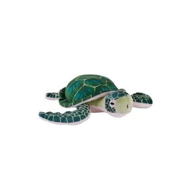 Image of Wild Republic Cuddlekins Eco Mini Green Sea Turtle, Stuffed Animal, 8 Inches, Plush Toy, Fill is Spun Recycled Water Bottles, Friendly