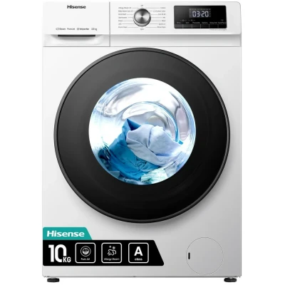 Image of Hisense WFQA1014EVJM Freestanding 10 KG Programs 1400 RPM White Energy Rating E