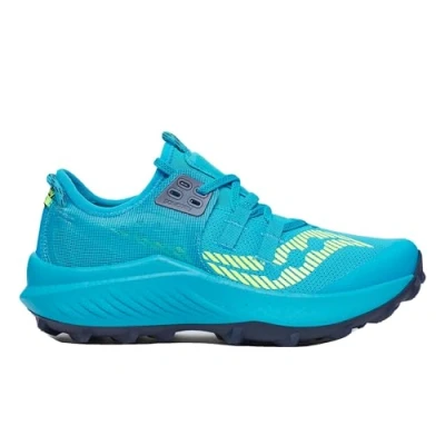 Image of Saucony Endorphin Rift Women&#039;s Trail Shoes 4.5 Lightweight, Breathable Blue Running Footwear
