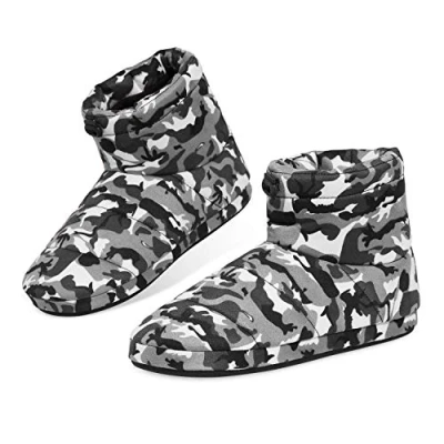 Image of DUNLOP Bootie Slippers for Men (Grey Camo, numeric_9)