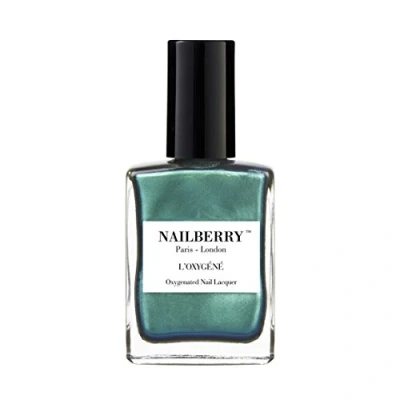 Image of Nailberry L&#039;Oxygéné Oxygenated Nail Lacquer Glamazon, 15 ml Polish for a Healthier Manicure &amp; Long Lasting Colour 12 Free, Vegan, Halal, Cruelty Gluten Free