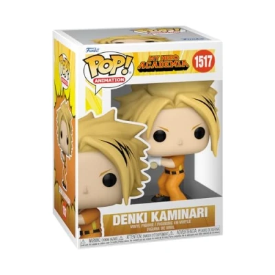 Image of Funko Pop! Animation: My Hero Academia (MHA) League Baseball Denki Kaminari Collectable Vinyl Figure Gift Idea Official Merchandise Toys for Kids &amp; Adults Anime Fans