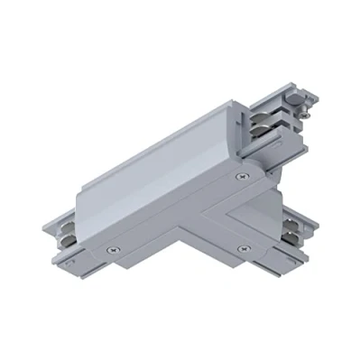 Image of Paulmann 91376 ProRail3 Connector T Piece Left 167.5 x 101 mm max. 3,680 W Silver Systems Ceiling Rail Metal, Plastic