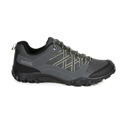 Image of Regatta Mens Edgepoint III Outdoor Walking Trainers, Waterproof &amp; Breathable with Hardwearing Threads Foam Insock Perfect for Hiking Mountaineering Grey