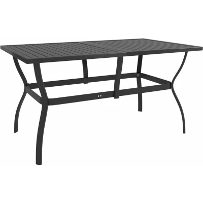 Image of vidaXL Garden Table Anthracite 140x80x72 cm Steel