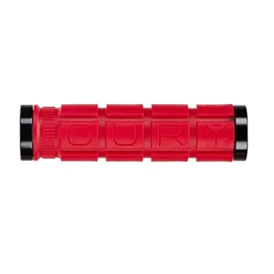 Image of Lizard Skins Oury Handles Red c/Locking Rings
