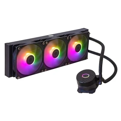 Image of Cooler Master MasterLiquid 360L Core ARGB CPU Liquid Dual Chamber Gen S Pump, Superior Radiator and 120 mm Fans, LGA 1700 AM5 Brackets Black