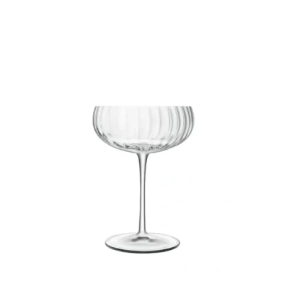 Image of Luigi Bormioli Optica Cocktail Glasses 4 Set x 300ml Crystal Glasses, Dishwasher Safe
