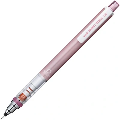 Image of uni Kurutoga Mechanical Pencil Standard, 0.5mm, Baby Pink (M54501P.68)