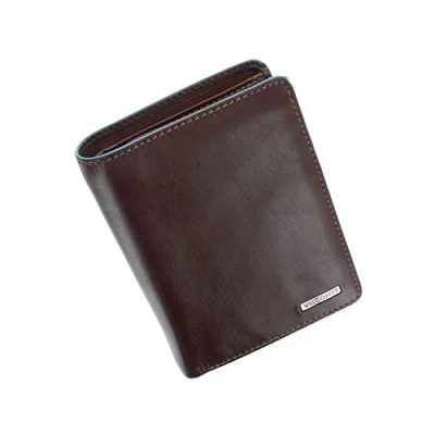 Image of VISCONTI Alps Collection Ralph Leather Wallet with RFID Protection ALP87 Brown