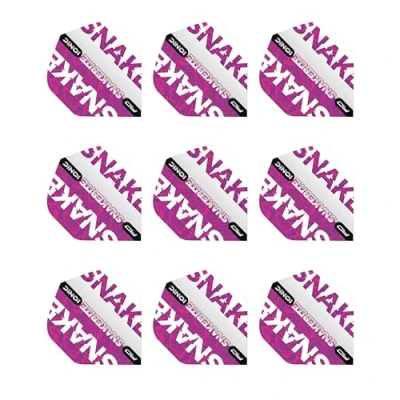 Image of RED DRAGON Snakebite Ionic Purple Dart Flights 3 sets Per Pack (9 in total)