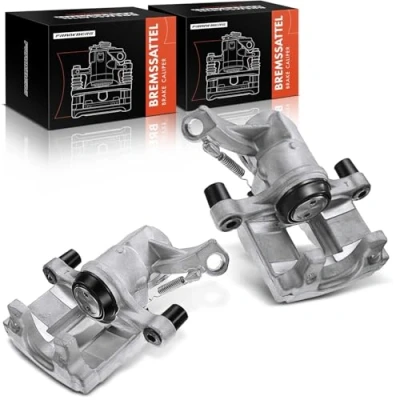 Image of Frankberg 2x Brake Caliper Rear Left Right Compatible with Signum 2003 Vectra C Caravan 2004 Replace# 93190679