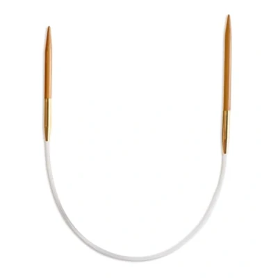 Image of Seeknit Circular Knitting Needles, Bamboo, Brown, 23 cm x 5.5 mm