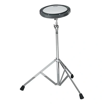 Image of Remo RT 0008 ST 8&quot; Gray Tunable Practice Pad with Ambassador Coated Drumhead and 1000 10 Stand