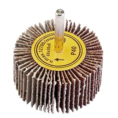 Image of Draper Abrasive Flap Wheel, 60 x 30mm, 40 Grit