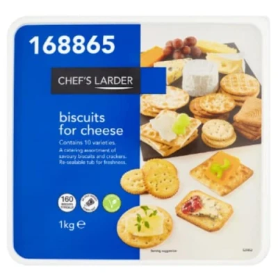 Image of Chef&#039;s Larder Biscuits for Cheese 1kg x Case of 1