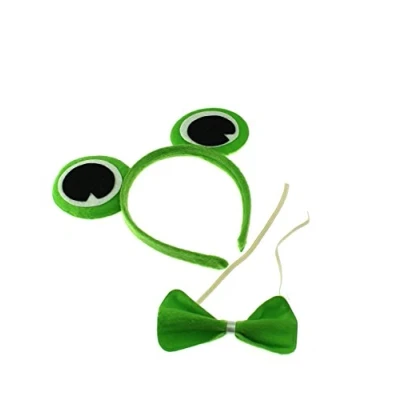 Image of Zac&#039;s Alter Ego Party Cosplay Costume Fancy Dress Instant Frog Set Ideal for World Book Day