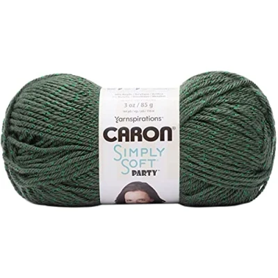Image of Caron Simply Soft Party Yarn Dark Sage Sparkle